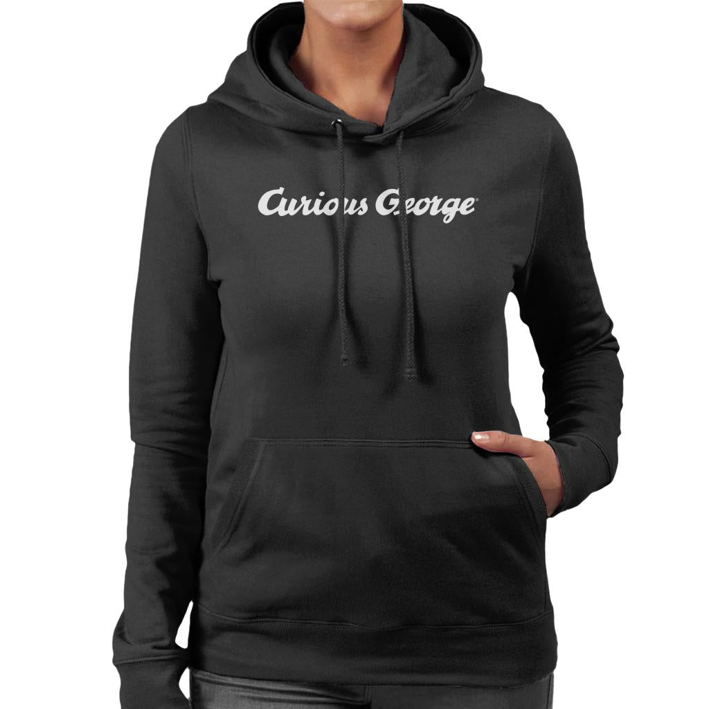 Curious George Line Logo Women's Hooded Sweatshirt product image 1
