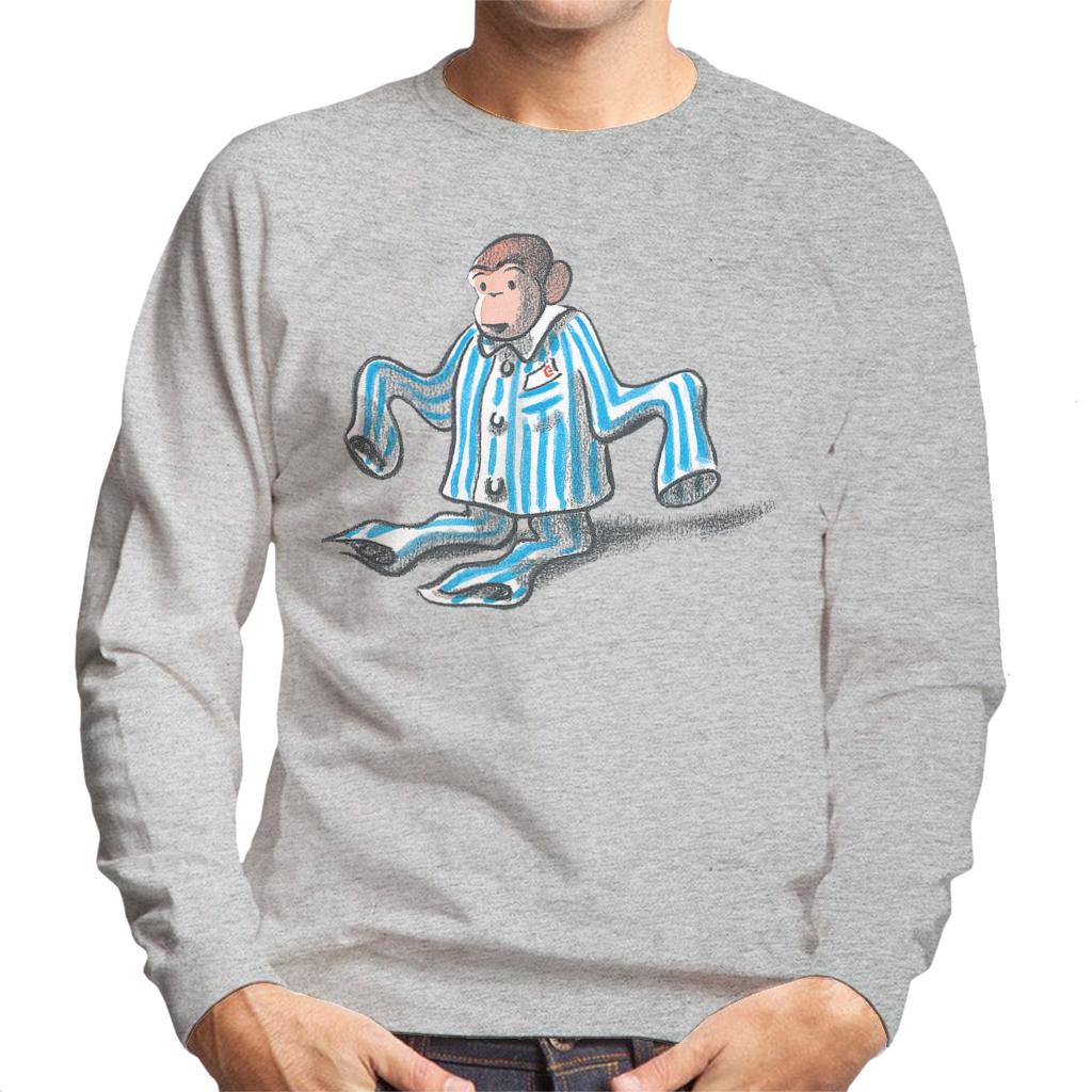 Curious George Pajamas Too Big Men's Sweatshirt product image 1
