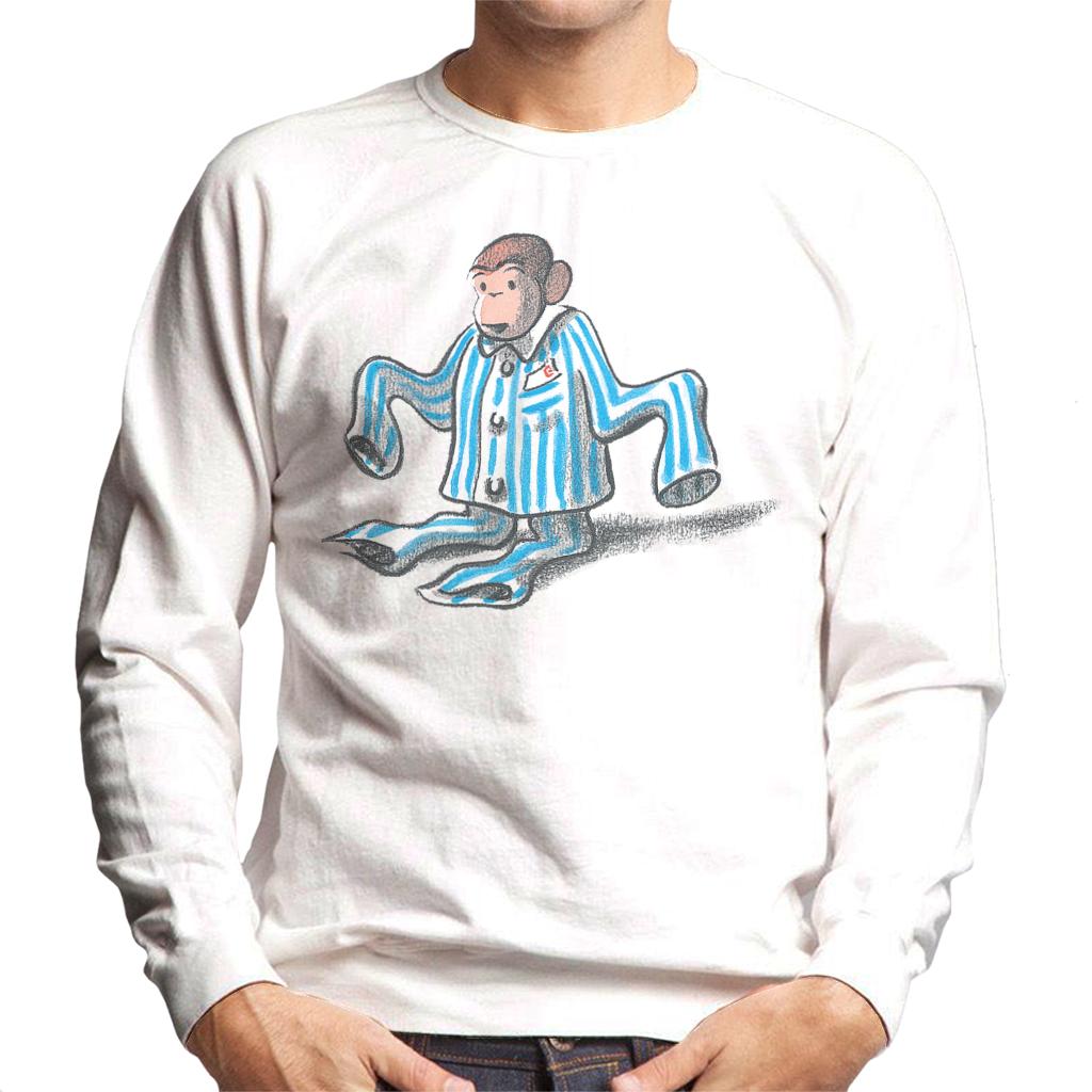 Curious George Pajamas Too Big Men's Sweatshirt product image 4
