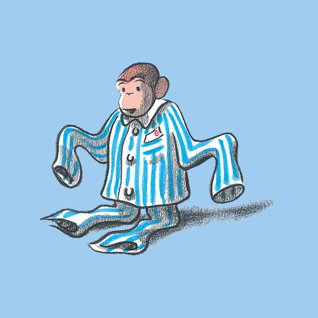 Curious George Pajamas Too Big Women's Sweatshirt product image 7