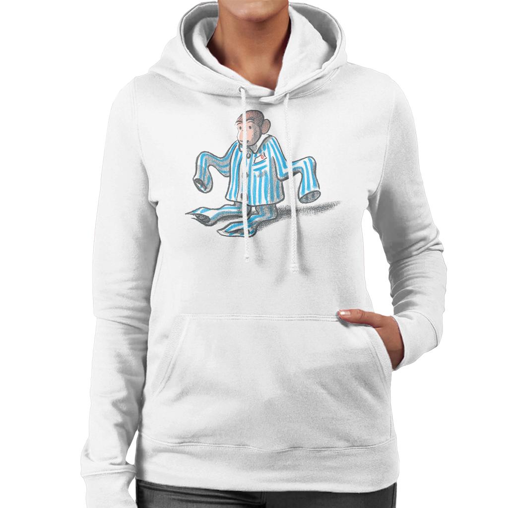 Curious George Pajamas Too Big Women's Hooded Sweatshirt product image 4