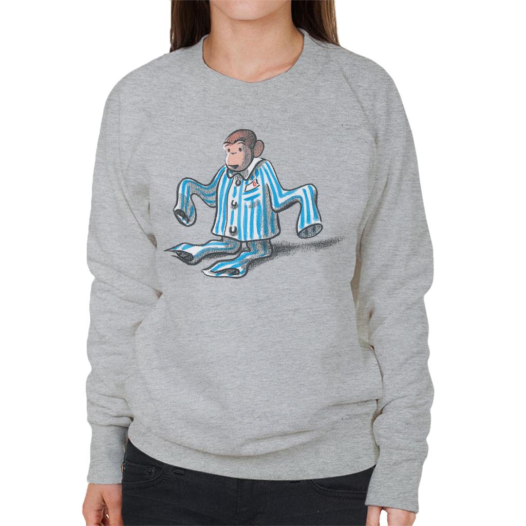 Curious George Pajamas Too Big Women's Sweatshirt product image 1