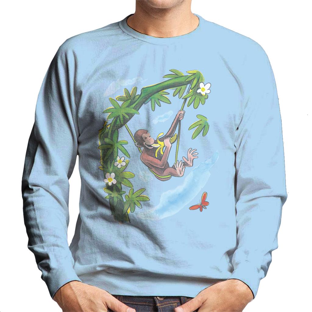 Curious George Vine Hammock And Banana Men's Sweatshirt product image 6