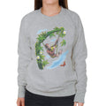 Curious George Vine Hammock And Banana Women's Sweatshirt product image 1
