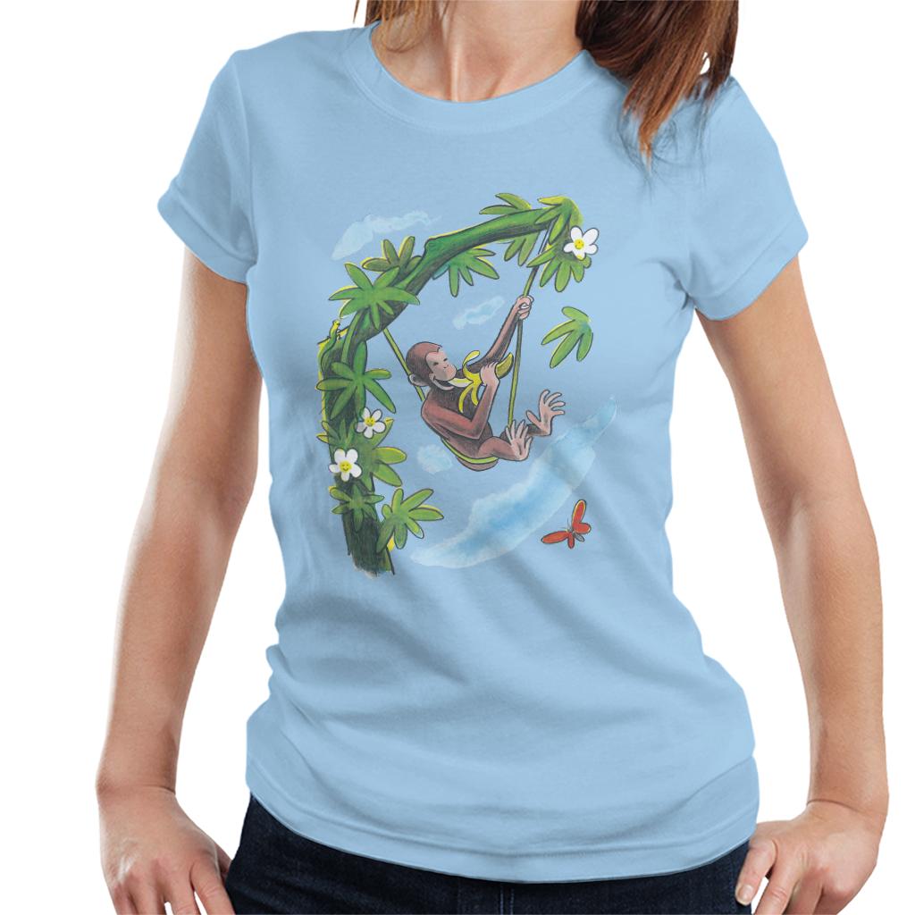 Curious George Vine Hammock And Banana Women's T-Shirt product image 6