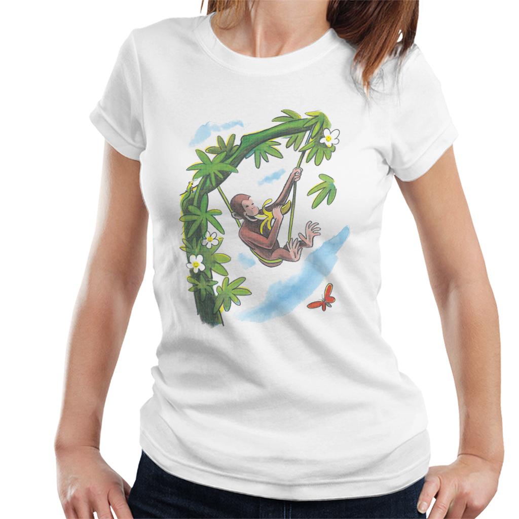 Curious George Vine Hammock And Banana Women's T-Shirt product image 4