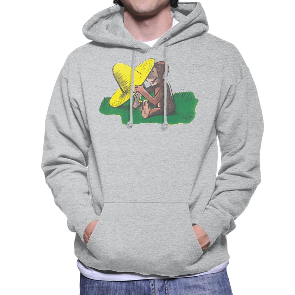 Curious George Yellow Hat Men's Hooded Sweatshirt