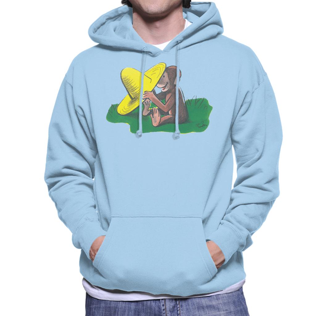 Curious George Yellow Hat Men's Hooded Sweatshirt