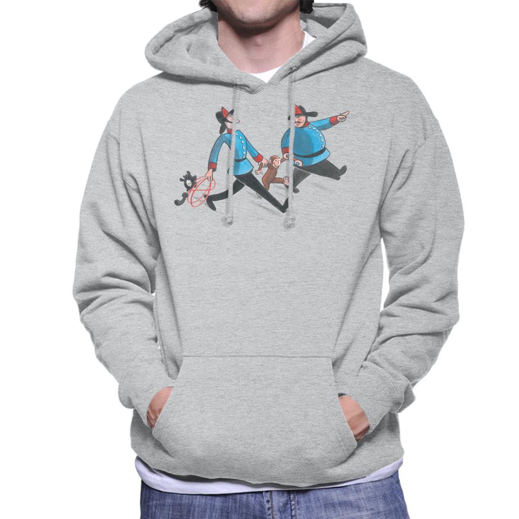 Curious George Fire Department Men's Hooded Sweatshirt product image 1