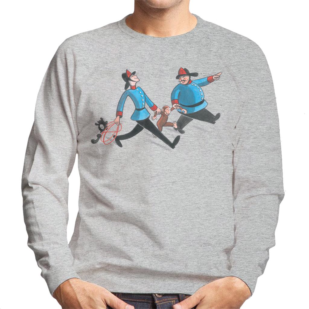 Curious George Fire Department Men's Sweatshirt product image 1