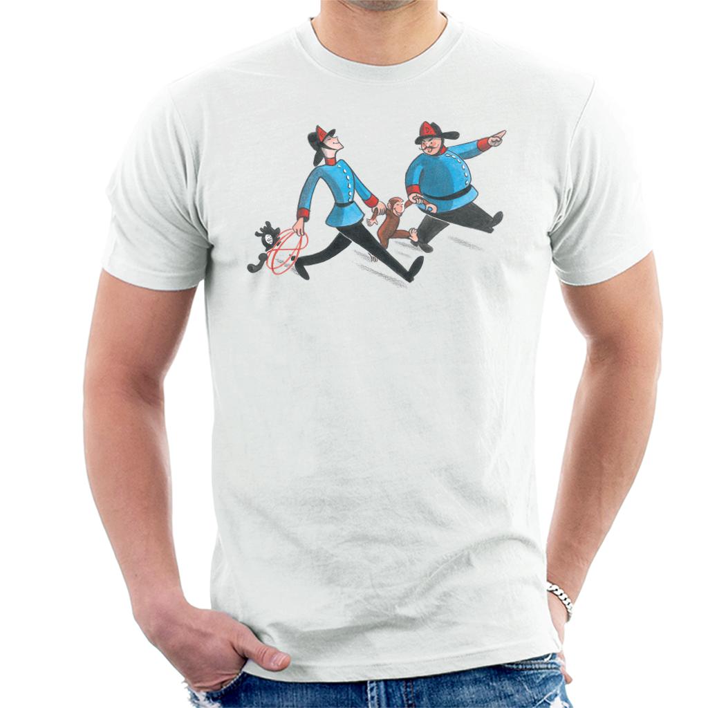 Curious George Fire Department Men's T-Shirt product image 4