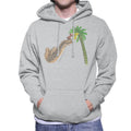 Curious George Dinosaur Palm Tree Men's Hooded Sweatshirt product image 1