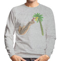 Curious George Dinosaur Palm Tree Men's Sweatshirt product image 1