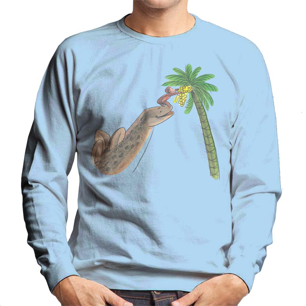 Curious George Dinosaur Palm Tree Men's Sweatshirt product image 6