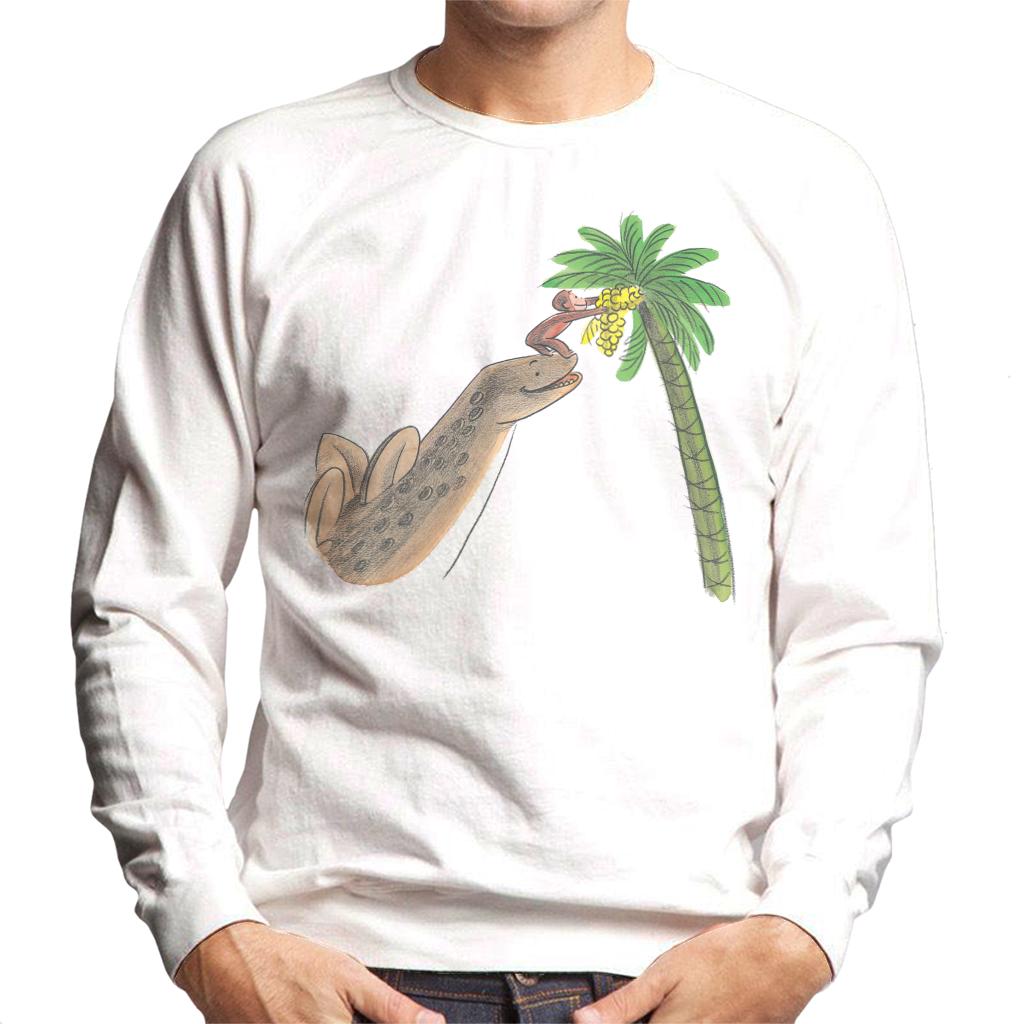 Curious George Dinosaur Palm Tree Men's Sweatshirt product image 4