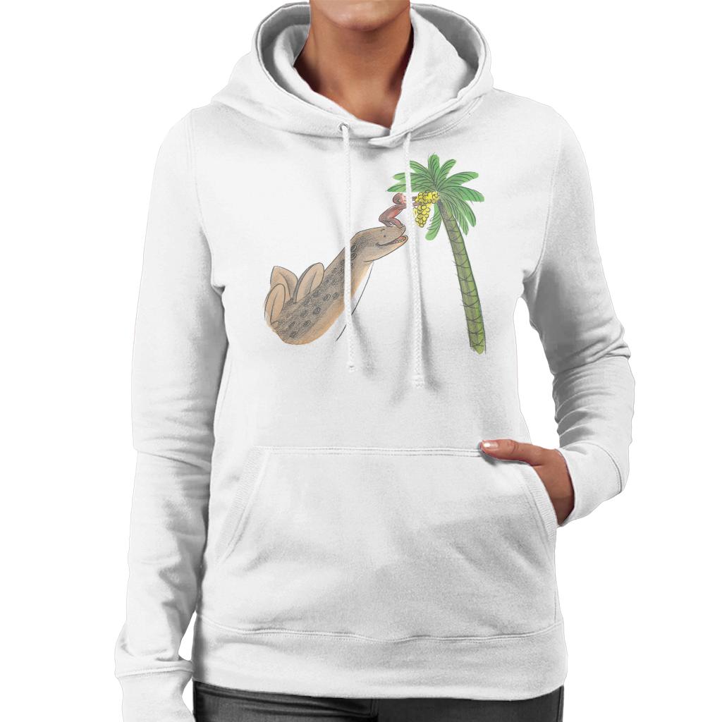 Curious George Dinosaur Palm Tree Women's Hooded Sweatshirt product image 4