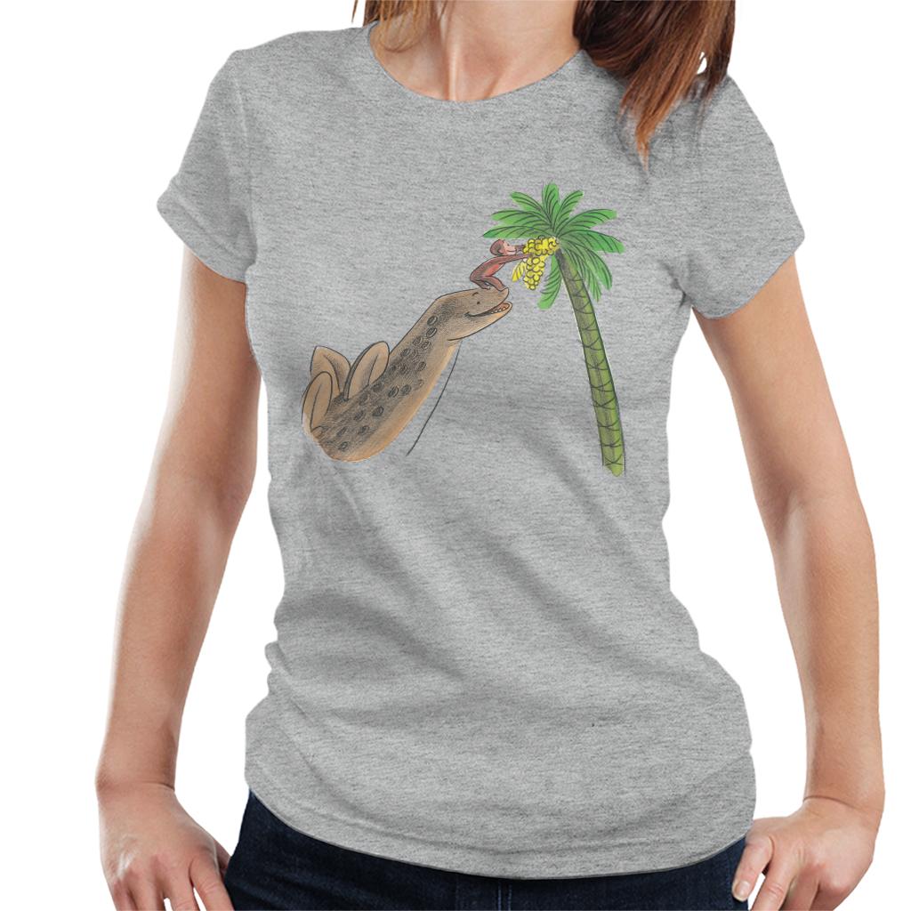 Curious George Dinosaur Palm Tree Women's T-Shirt product image 1
