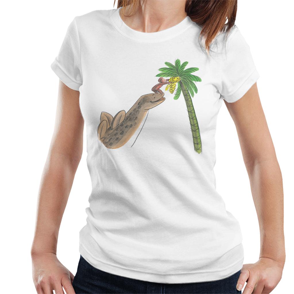 Curious George Dinosaur Palm Tree Women's T-Shirt product image 4