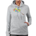 Curious George Balloon Flying Backwards Women's Hooded product image 1