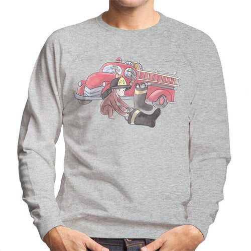 Curious George Balloon Fire Department Truck Men's product image 1