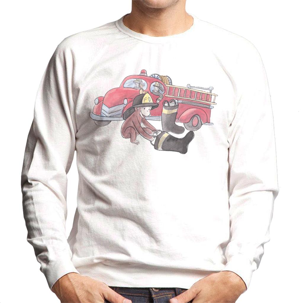 Curious George Balloon Fire Department Truck Men's product image 4