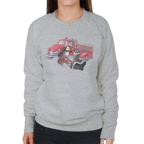 Curious George Balloon Fire Department Truck Women's product image 1