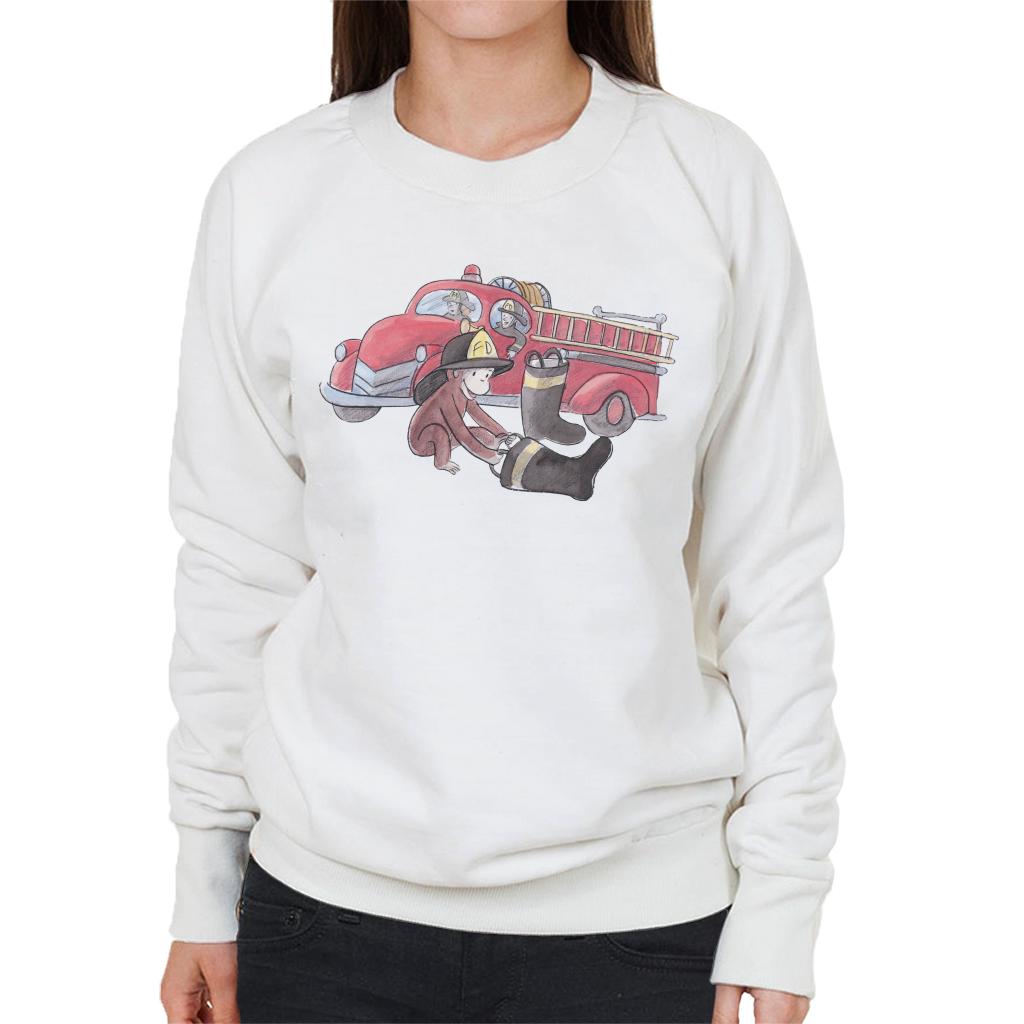 Curious George Balloon Fire Department Truck Women's product image 4