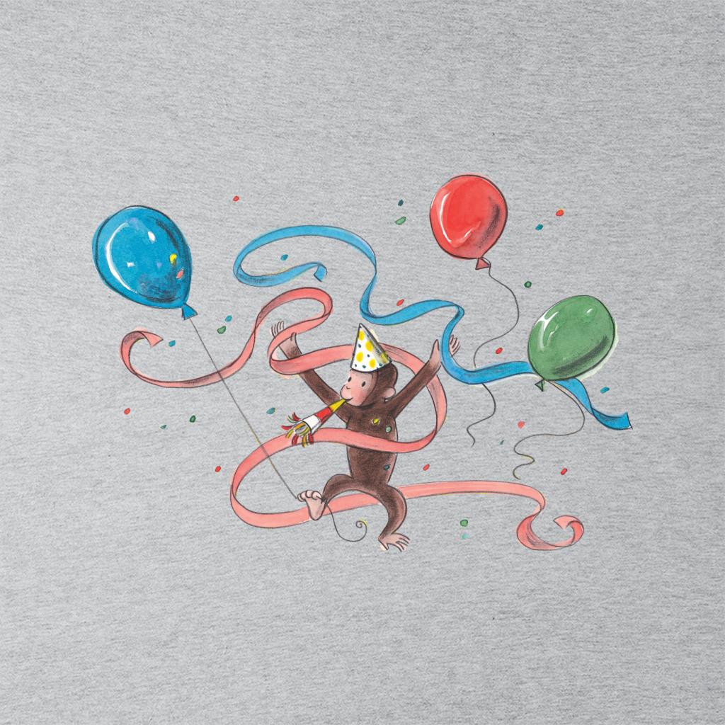 Curious George Party Balloons Men's Hooded Sweatshirt product image 2