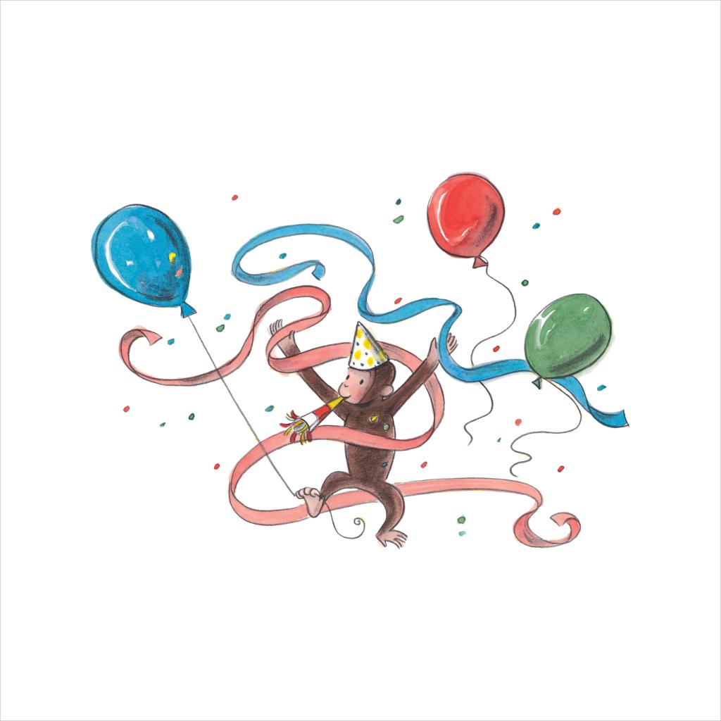 Curious George Party Balloons Men's Sweatshirt product image 5