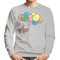 Curious George Holding Balloons Men's Sweatshirt product image 1
