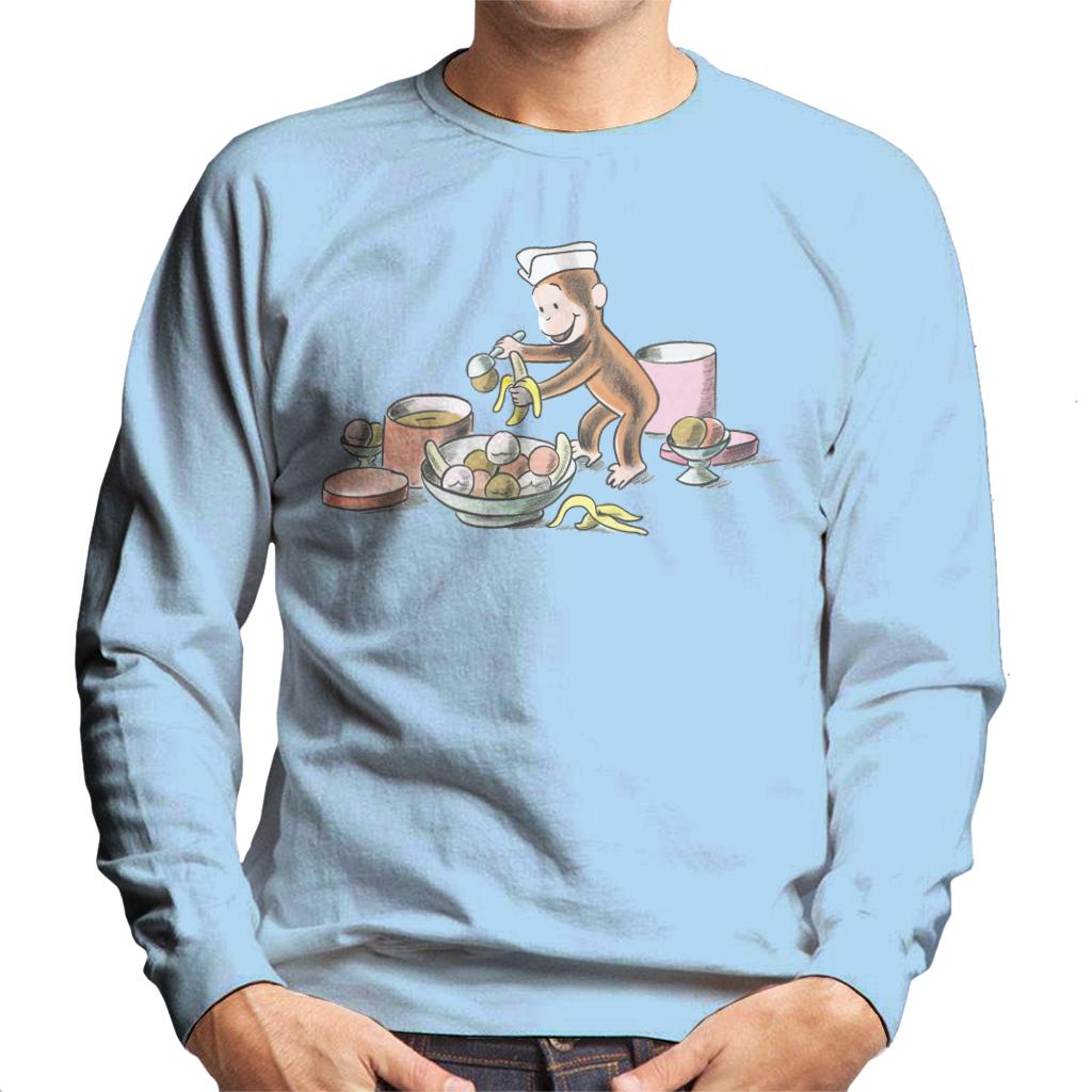 Curious George Ice Cream And Bananas Men's Sweatshirt product image 6