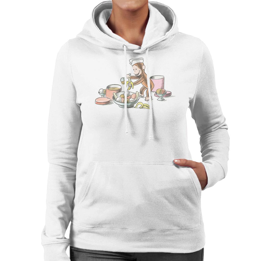 Curious George Ice Cream And Bananas Women's Hooded product image 4