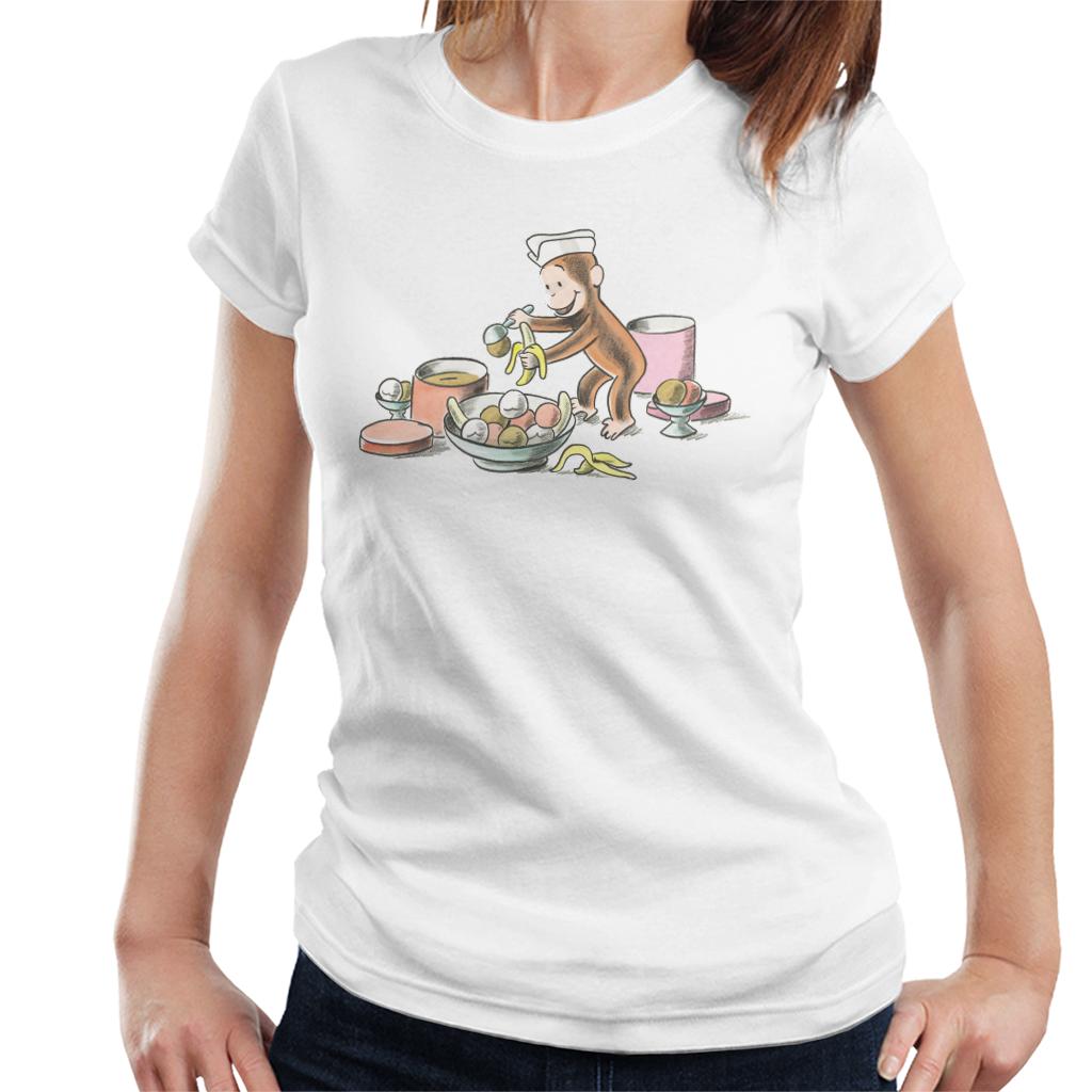 Curious George Ice Cream And Bananas Women's T-Shirt product image 4