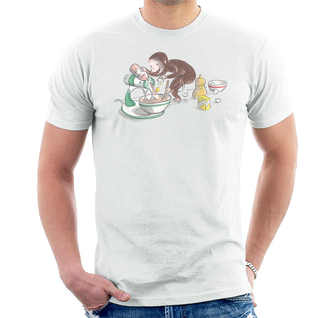 Curious George Cooking Men's T-Shirt product image 4