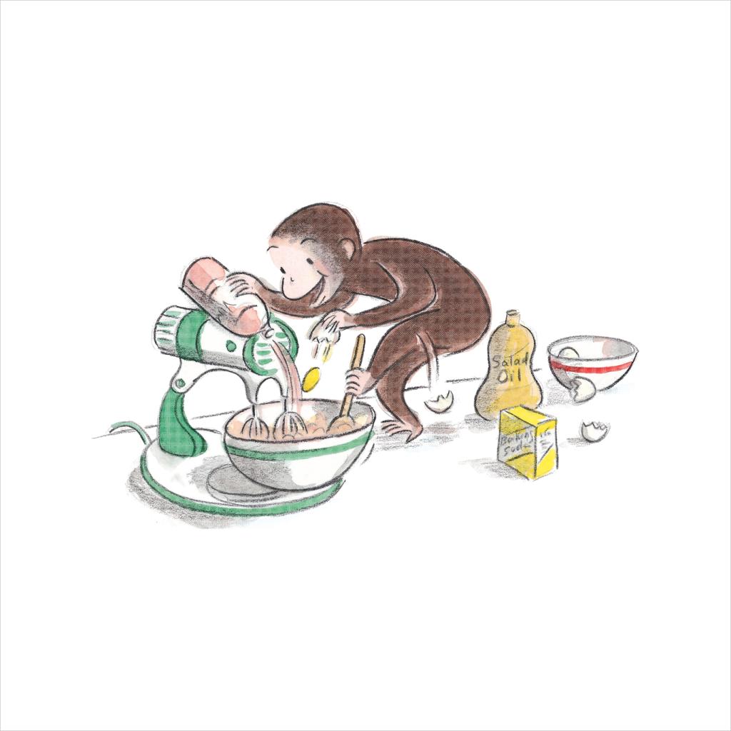 Curious George Cooking Women's T-Shirt product image 5