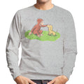 Curious George Stroking Dog Men's Sweatshirt product image 1