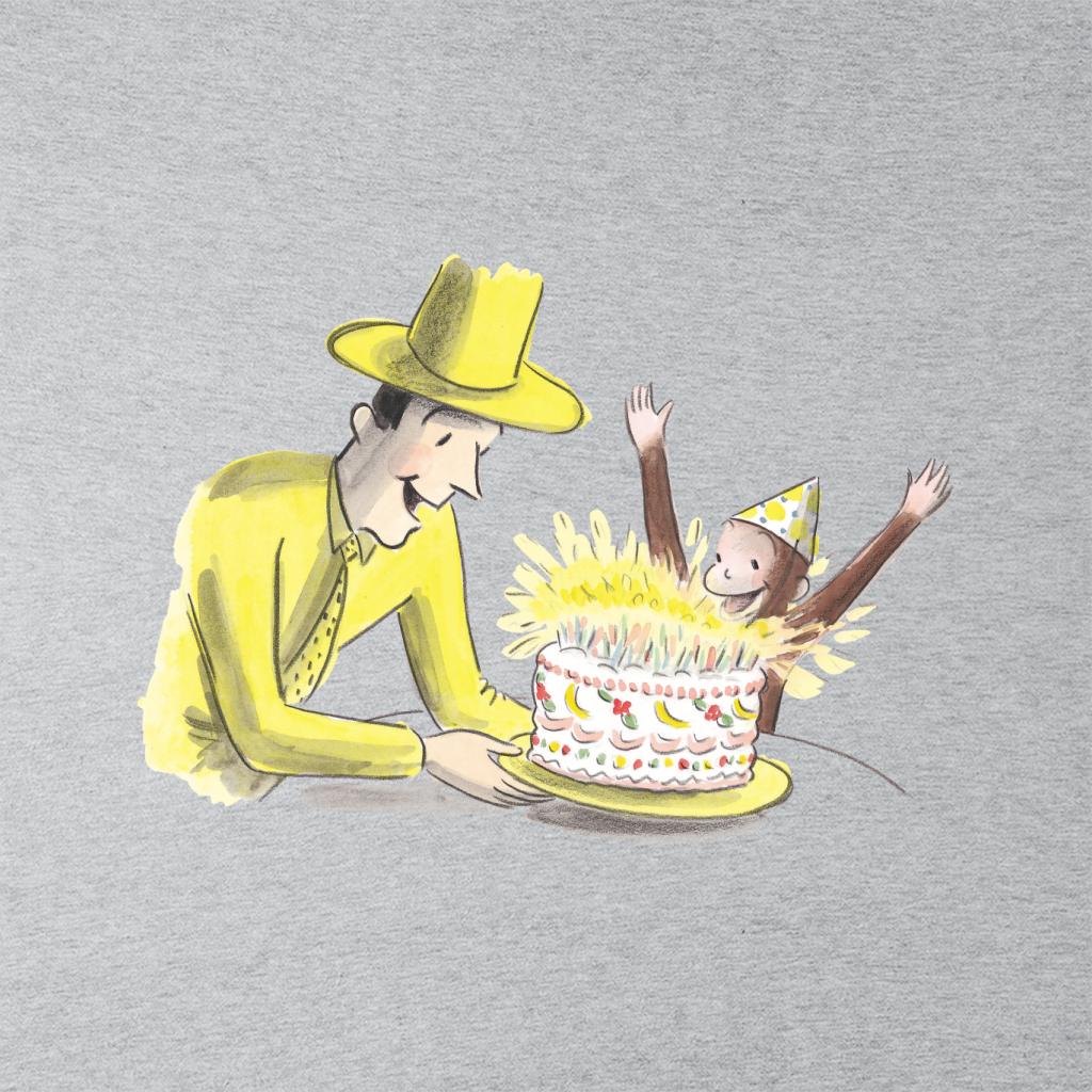 Curious George Birthday Cake Women's Sweatshirt product image 2