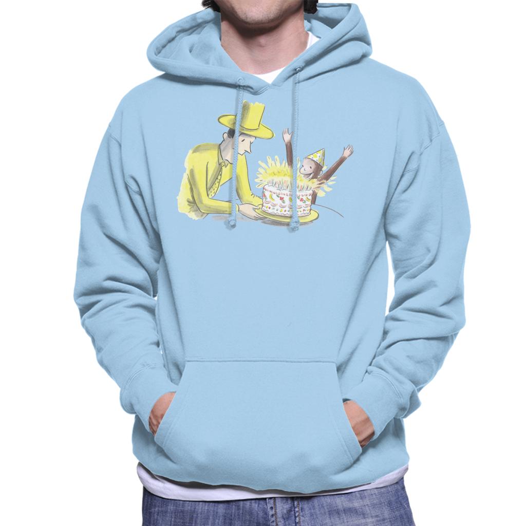 Curious George Birthday Cake Men's Hooded Sweatshirt product image 6