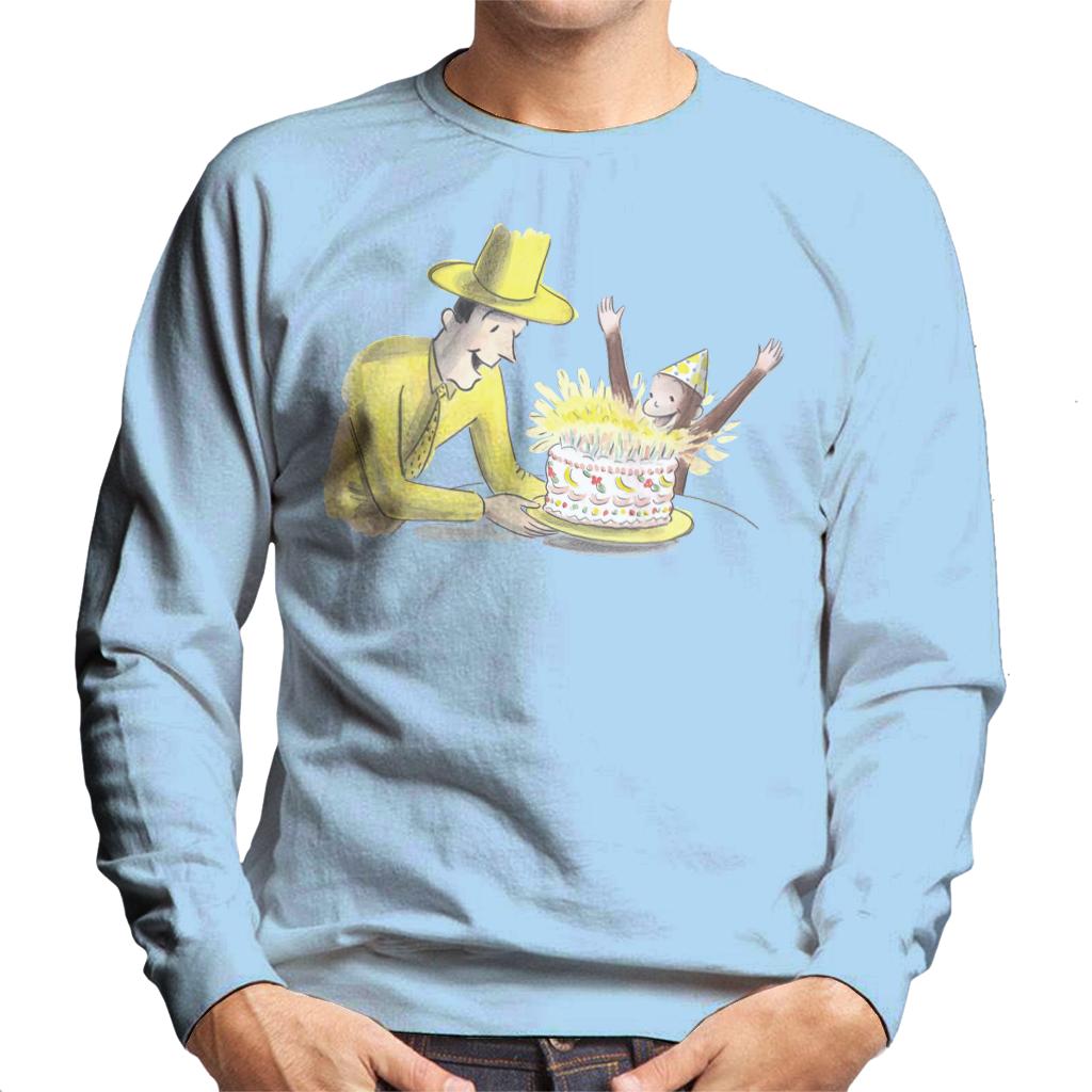 Curious George Birthday Cake Men's Sweatshirt product image 6