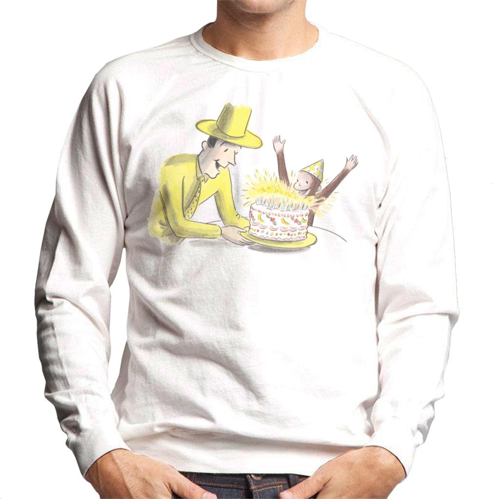 Curious George Birthday Cake Men's Sweatshirt product image 4