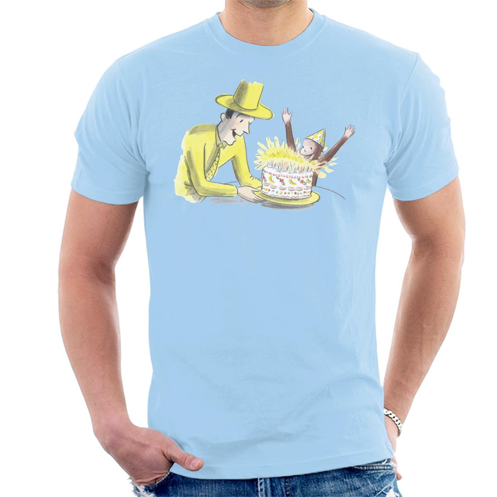Curious George Birthday Cake Men's T-Shirt product image 6