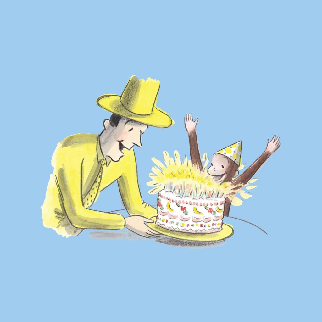 Curious George Birthday Cake Women's Hooded Sweatshirt product image 7