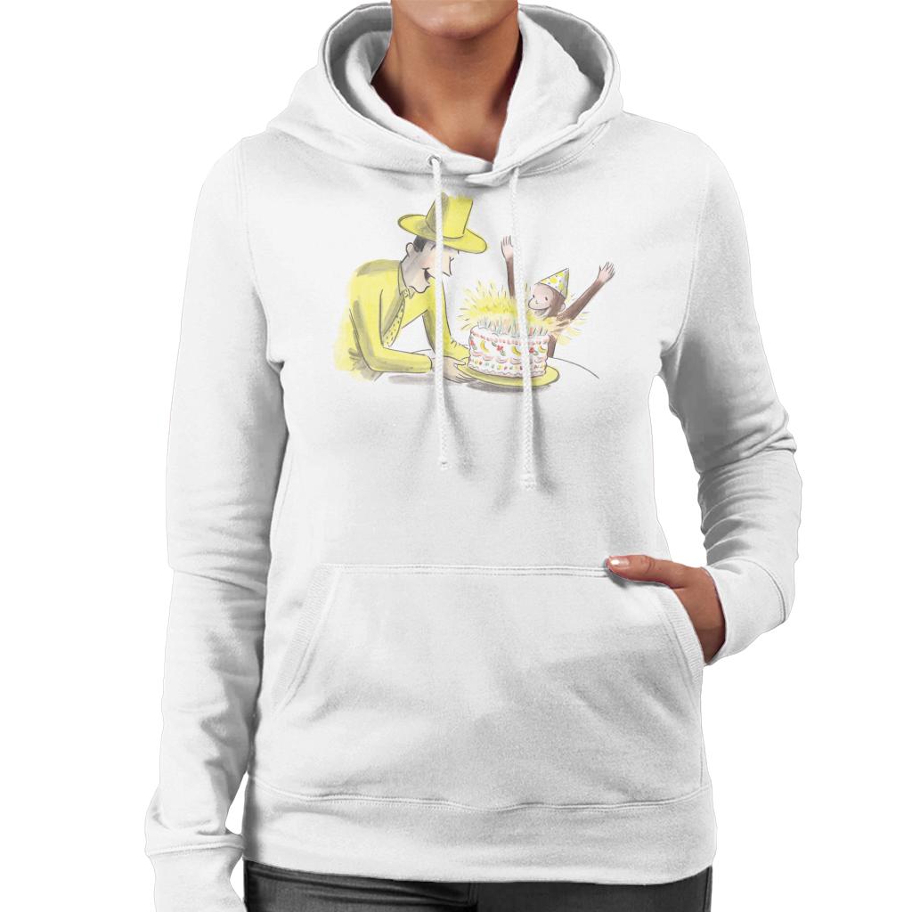 Curious George Birthday Cake Women's Hooded Sweatshirt product image 4