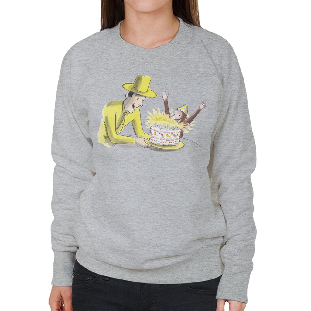 Curious George Birthday Cake Women's Sweatshirt product image 1