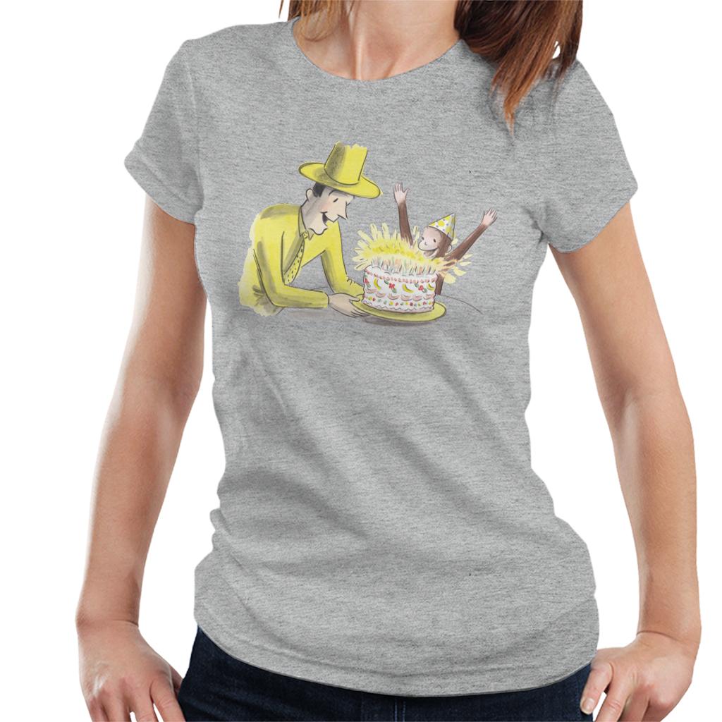 Curious George Birthday Cake Women's T-Shirt product image 1