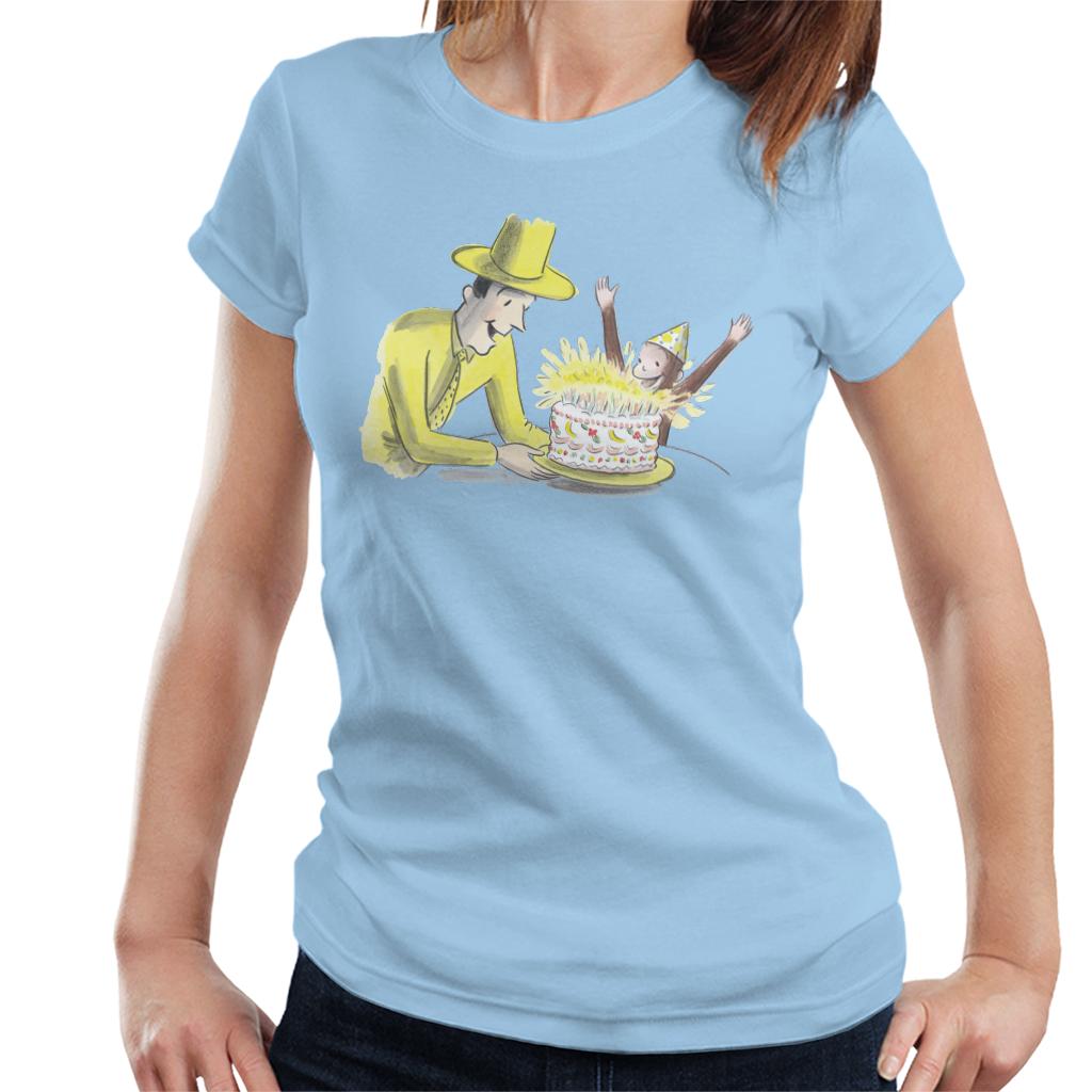 Curious George Birthday Cake Women's T-Shirt product image 6