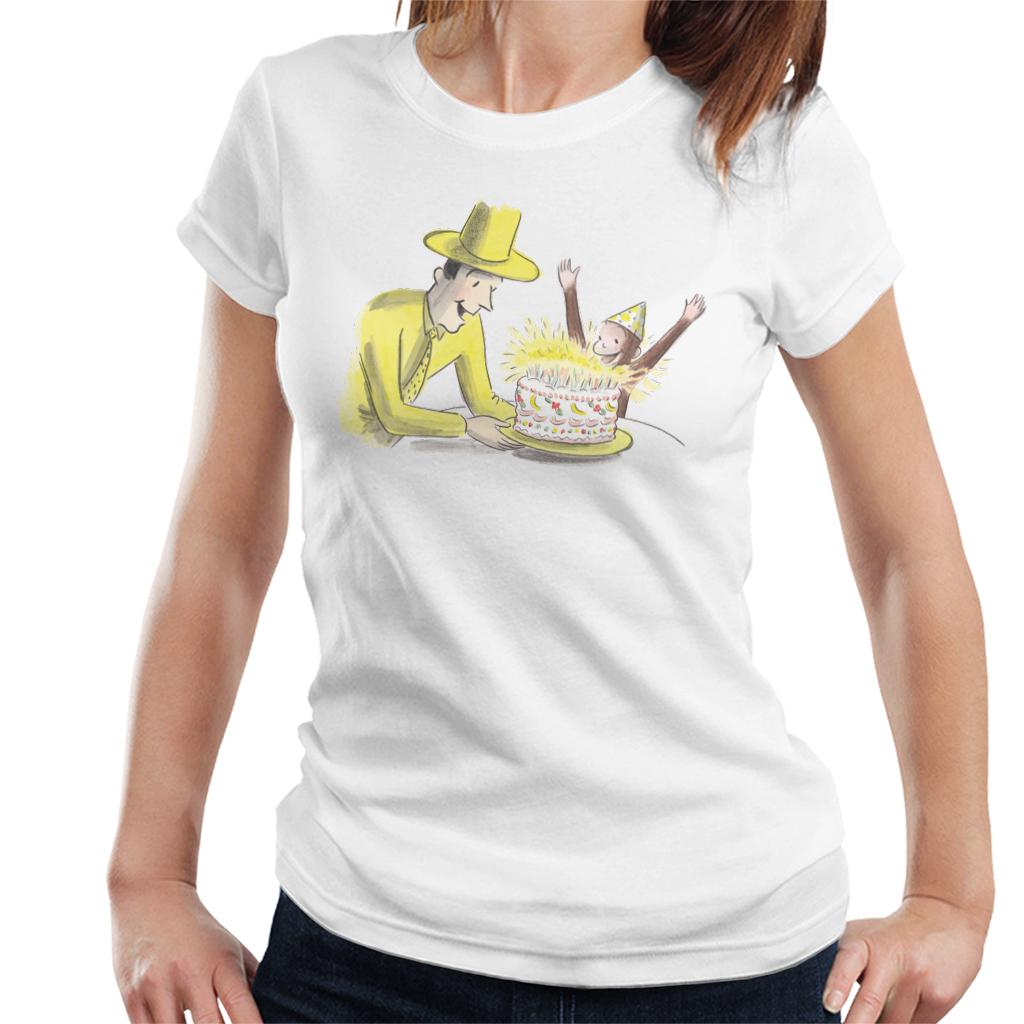 Curious George Birthday Cake Women's T-Shirt product image 4