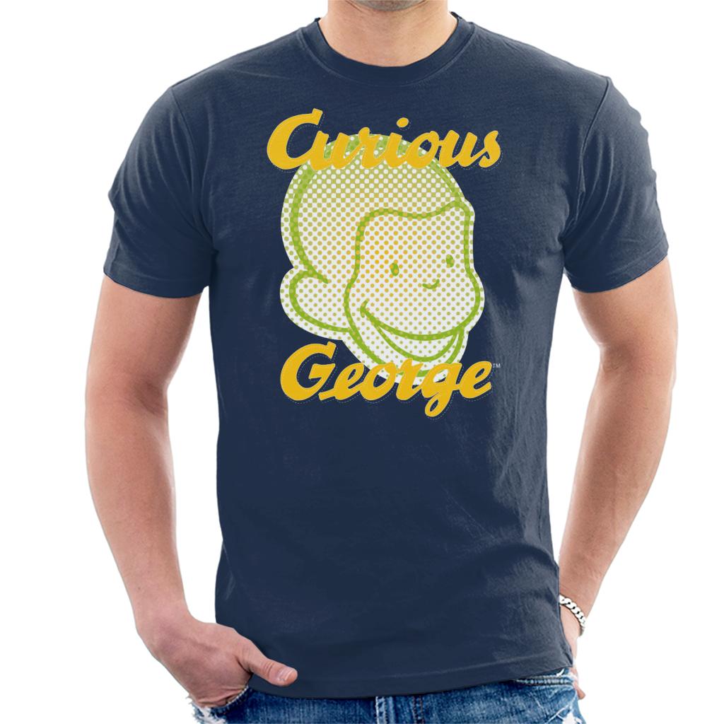 Curious George Face Logo Men's T-Shirt product image 4