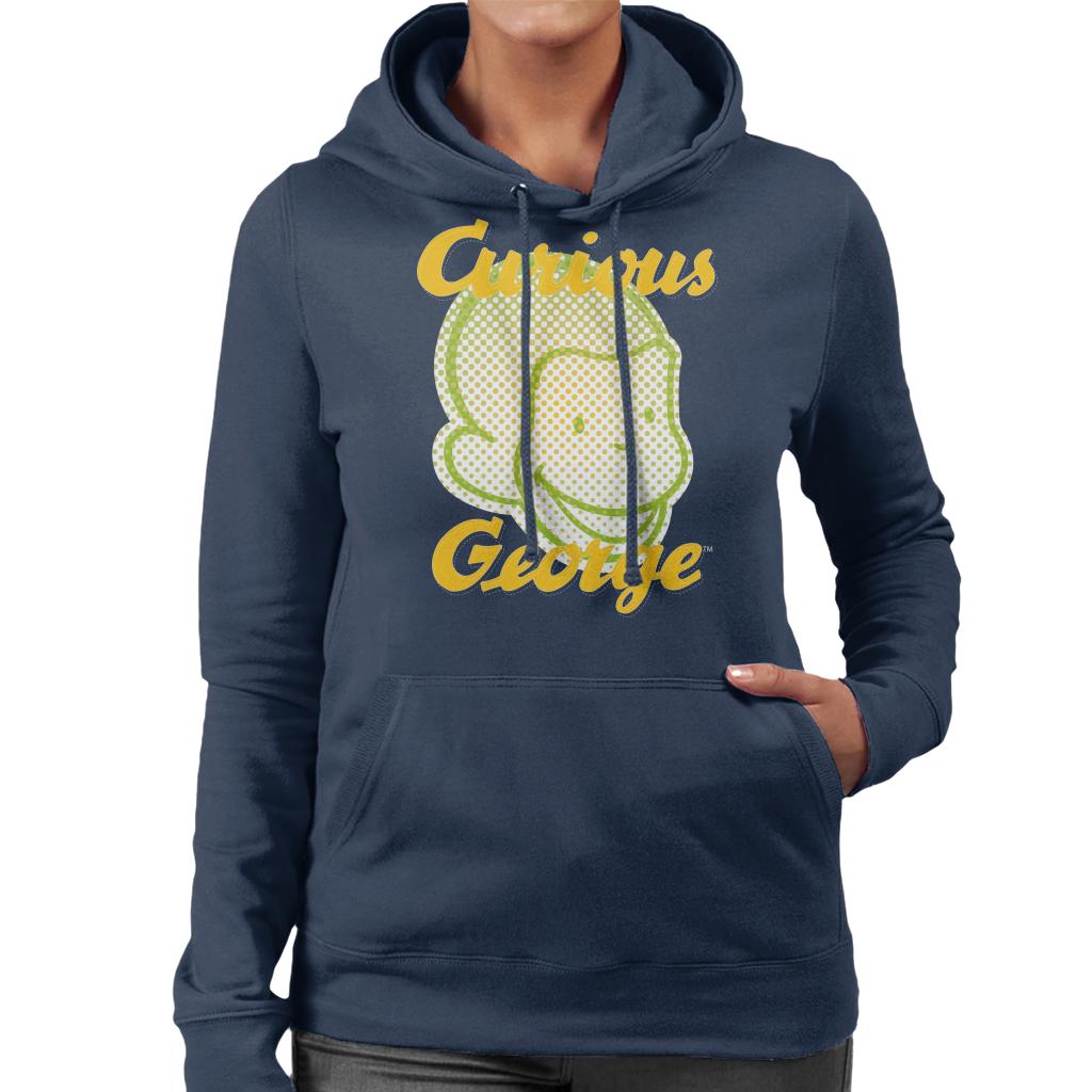 Curious George Face Logo Women's Hooded Sweatshirt product image 4