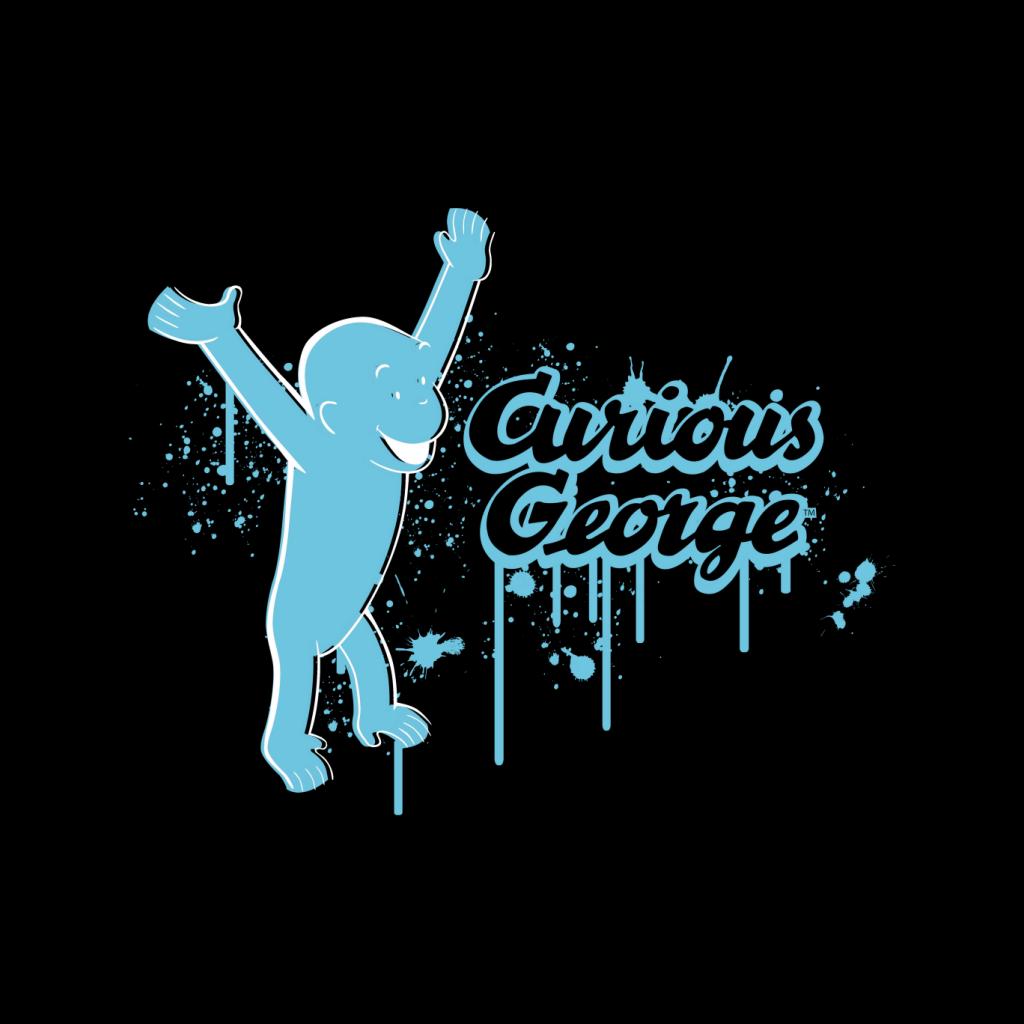 Curious George Paint Drip Logo Men's Sweatshirt product image 2